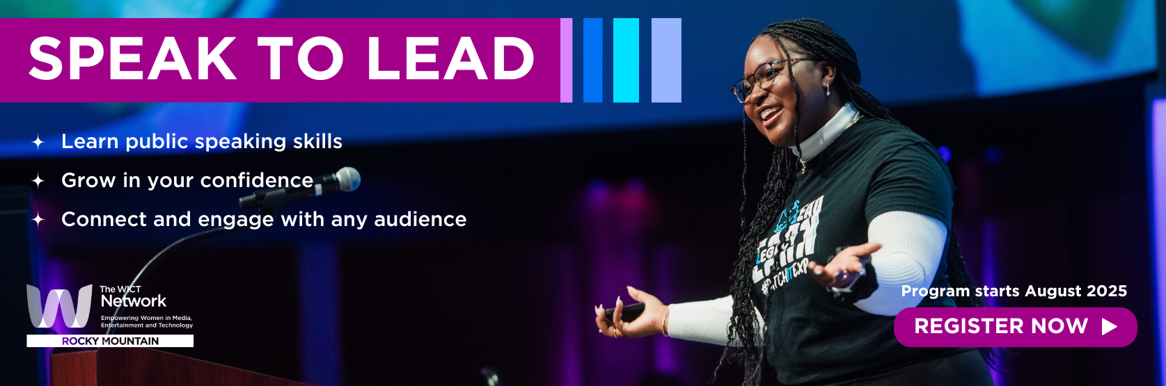 Speak Now website banner