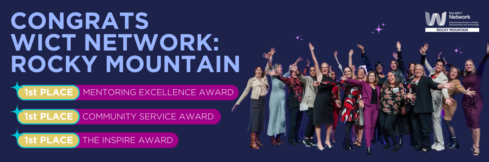 WICT Network chapter awards banner