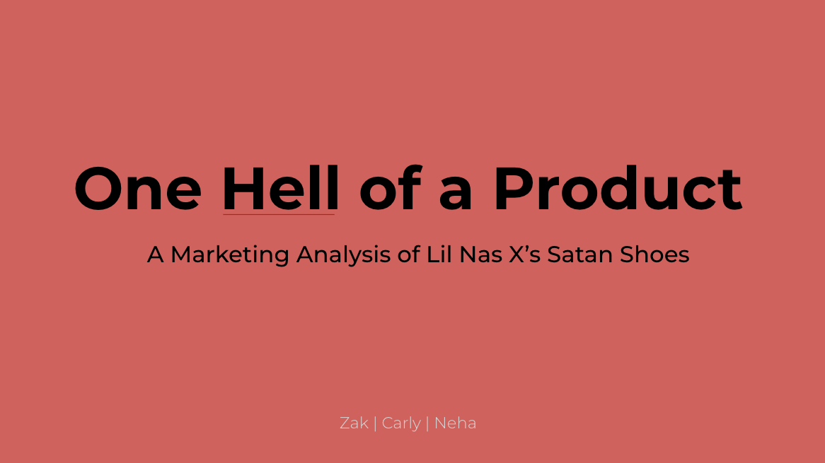 Presentation design: marketing lilnasx